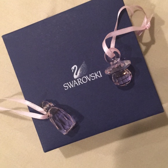 Swarovski Jewelry - ⬇️ $58 Swarovski | Baby Bottle & Pacifier Charms